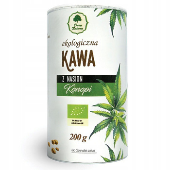 KAWA Z NASION KONOPI BIO 200 g - DARY NATURY eko