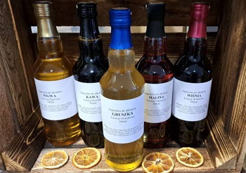 Zestaw 5x sztuk zaprawek 0,5L mix smaków do wyboru esencja do alkoholu