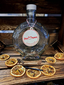 Gotowy zestaw do zrobienia domowej whisky bourbon DIY Butelka 500 ml z korkiem