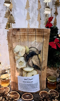 Susz Wigilijny na świąteczny stół Suszone jabłka śliwki gruszki do suszu wigilijnego