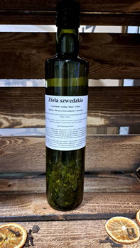 Zioła Szwedzkie z piołunem wg Marii Treben Butelka 500ml na Nalewkę