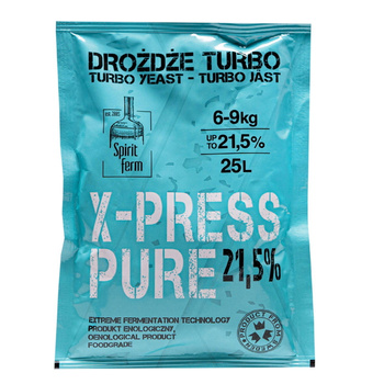 X-PRESS PURE do 21,5% Mocne Drożdże gorzelnicze