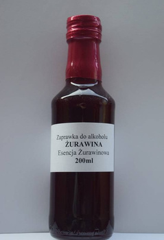 Zaprawka esencja do alkoholu Żurawinowa na 5-8 L smak Żurawina