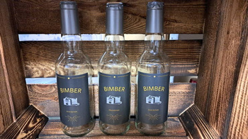 Bimber Gold Edition Zestaw 20x sztuk Butelka Monopolowa 500ml z zakrętką kapturkiem etykietą Butelki 0,5L
