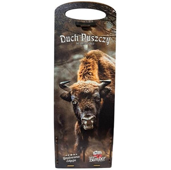 Nosidełko Żubr DuchPuszczy Skrzynka Nosidełko na 2x butelki 0,5L Zestaw na Alkohol Duch Puszczy