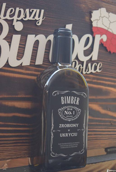 Butelka 500ml Ekskluzywna Ciemna 0,5L BIMBER Duch Puszczy