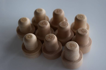Korek syntetyczny Grzybek korki do butelek 18,5 mm 10x sztuk