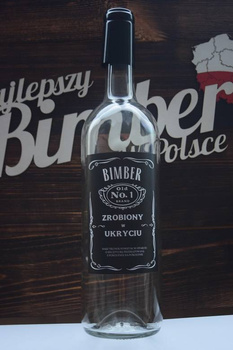 Butelka 750ml korek kapturek BIMBER Duch Puszczy