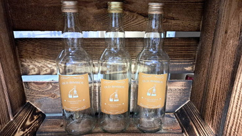 Zestaw 20x sztuk OldBimber na Bimber Butelka Monopolowa 500ml z zakrętką kapturkiem etykietą Old Bimber Butelki 0,5L