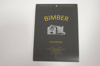 Etykieta naklejka na butelkę BIMBER Gold Edition 10x sztuk