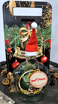 Nosidełko świąteczne Butelka 500ml na Alkohol Duch Puszczy Edycja Świąteczna Idealna na święta prezent Boże Narodzeni