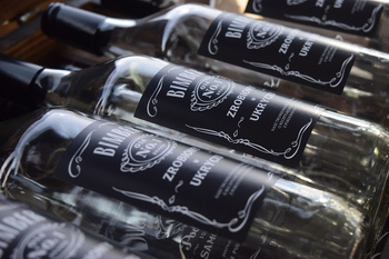 Butelka Monopolowa 1L etykietka BIMBER DuchPuszczy