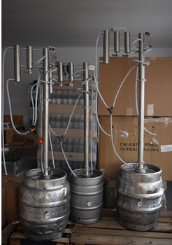 Destylator KEG 100l gaz/prąd+Taboret Komplet 210cm