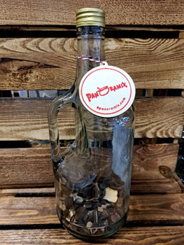 Ucho zestaw do zrobienia domowej whisky bourbon DIY Butelka Ucho do whisky 1,75L ml z zakrętką 1750ml