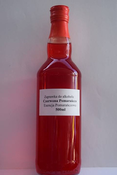 Zaprawka do alkoholu Esencja Czerwona Pomarańcza 10-15L Pomarańczowa