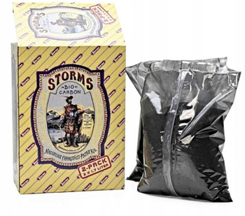 Węgiel aktywny kokosowy Storms 2 paczki 2x1,7 L Szwedzki do filtracji destylatów