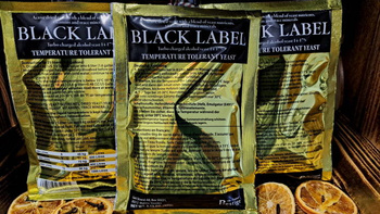 BLACK LABEL TURBO 14-17% 90g drożdże gorzelnicze na 25L nastawu najczystsze na rynku