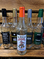 5x Butelka Butelki 0,7L z etykietą i kapturkiem idealny zestaw na Wielkanoc na Bimberek Nalewkę 700ml