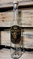 Butelka 0,5L Żubr Gold Edition Duch Puszczy 500ml korek kapturek etykieta BIMBER szklana butelka zestaw Duch Puszczy