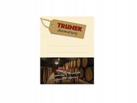 Etykieta naklejka na butelkę Trunek Domowy piwniczka beczki 10x sztuk 45x80mm