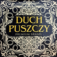 Etykietka BIMBER Gold Edition Duch Puszczy naklejka 70x70mm butelka Bimber Etykieta na butelkę 10x sztuk pakiet