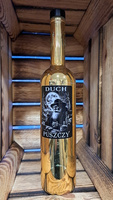 Złota butelka 700ml Duch Puszczy Bimrownik Moonshiner Ekskluzywna Edycja Gold na nalewkę bimber wódkę Idealna na Prezent