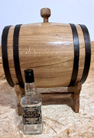 Beczka dębowa 12L z mosiężnym kranem Idealna na alkohol whisky koniak brandy bourbon bimber Duch Puszczy 5000ml HandMade Produkt Polski z sezonowanego drewna dębowego