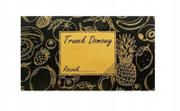 Etykieta naklejka na butelkę Trunek Domowy czarno złota etykieta 10x sztuk 45x80mm
