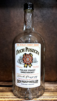 Butelka szklana 1000ml Podlasie Poland Straight Bimber Whisky butelka szkło 1,0L etykieta zakrętka BIMBER Times Duch Puszczy