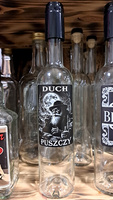 Butelka Bimber Duch Puszczy Bimbrownik Distillery 500ml korek kapturek BIMBER szklana butelka 0,5L Duch Puszczy