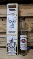 Skrzynka Nosidełko Jeleń z butelką szklaną 500ml na Alkohol Duch Puszczy idealny zestaw prezentowy