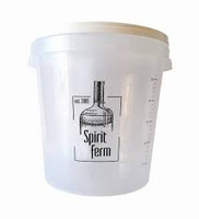 Pojemnik fermentacyjny 33L z miarką i pokrywką na Piwo Nastaw Zacier Wino % wiaderko