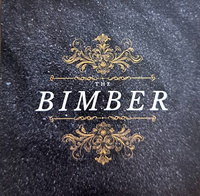 Etykietka BIMBER Szara Edycja Duch Puszczy zrobiony w ukryciu naklejka 75x75mm butelka Bimber Etykieta na butelkę 100x sztuk pakiet