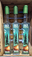 Butelki Duch Puszczy Limited Edition idealny zestaw do Whisky Brandy na Bimber Wódkę Nalewkę 3x 500 ml szklana butelka z korkiem etykieta Duch Puszczy