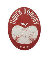 Etykieta naklejka na butelkę JABŁKA w stylu RETRO Trunek Domowy 10x sztuk 60x80mm