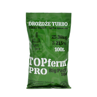 Drożdże gorzelnicze Top Ferm Pro Big Pack wysokoalkoholizujące do nawet 21,5% na 100L nastawu SpiritFerm Mocne drożdże