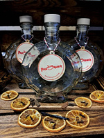 Gotowy zestaw do zrobienia domowej whisky bourbon DIY Butelka 500 ml z korkiem 3x